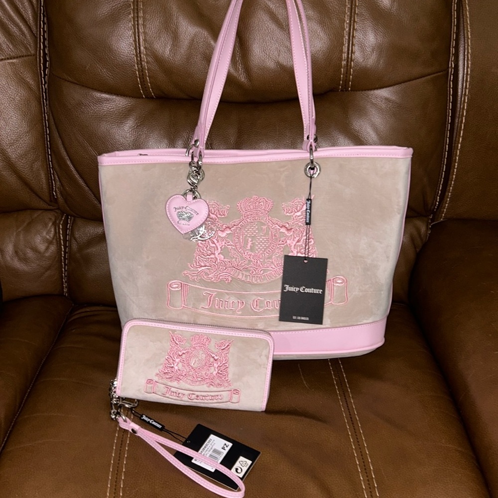*SOLD* Juicy Couture tote bag & matching wallet from UK
